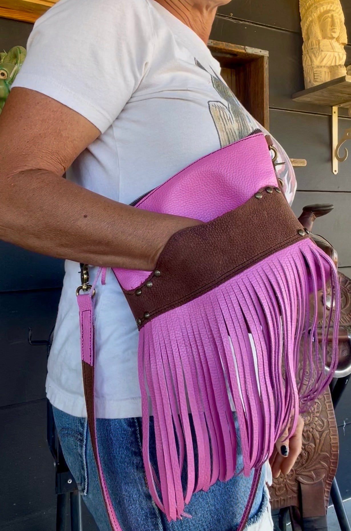 The Trail Pack Mini Leather Handbag