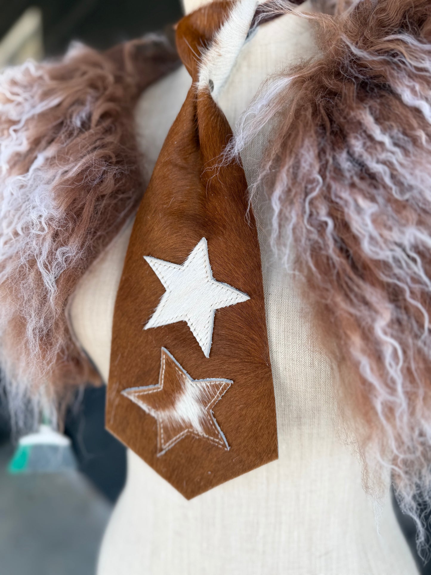 Dirty Mojave Star Heirloom Leather & Necktie