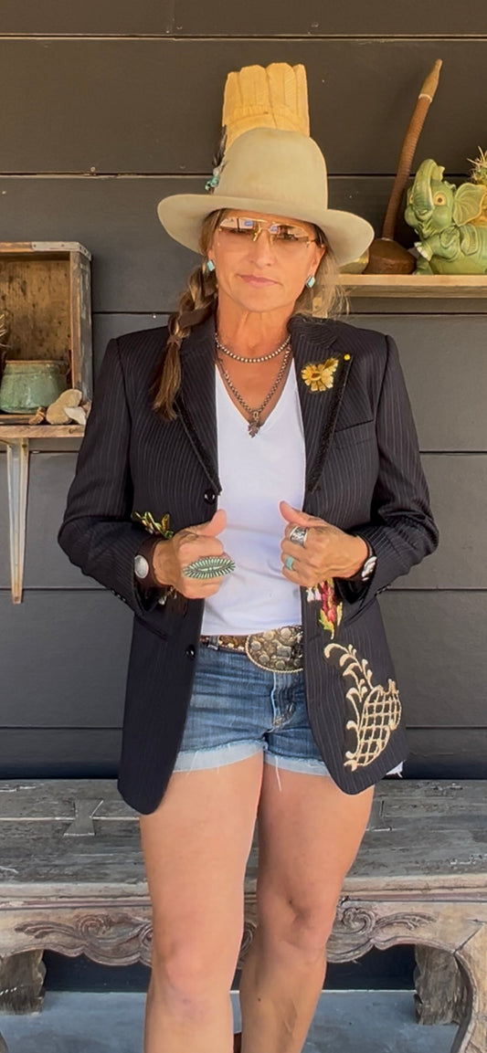 The Wildflower Gambler Desert Blazer