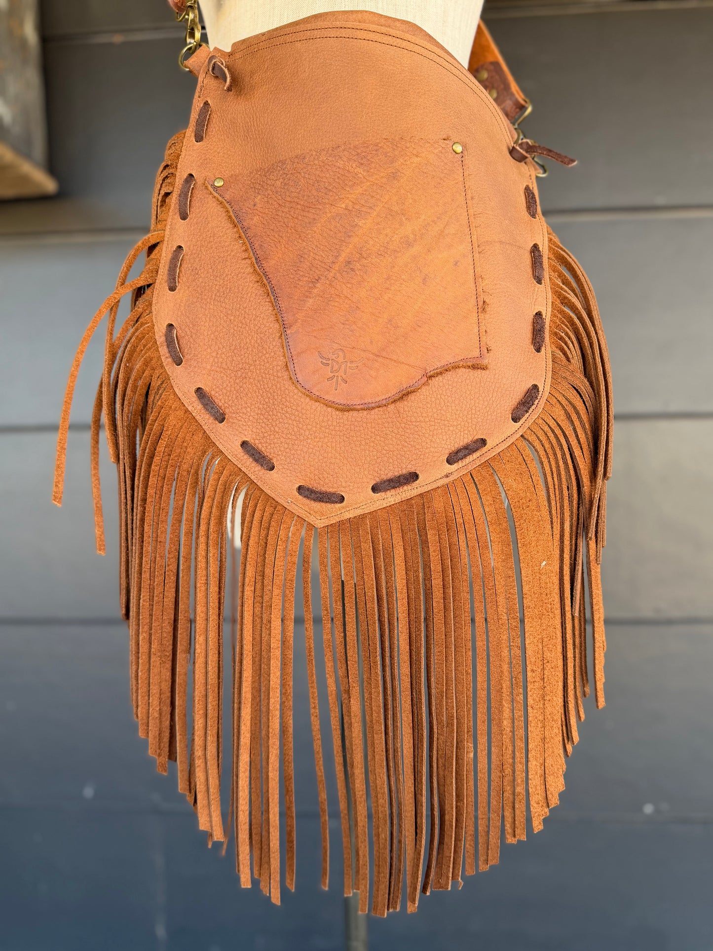 The Long Draw Leather Handbag