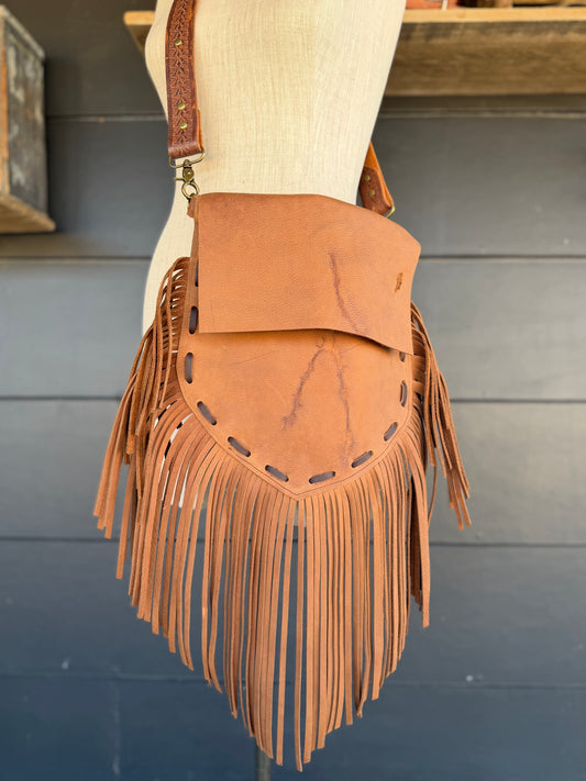The Long Draw Leather Handbag