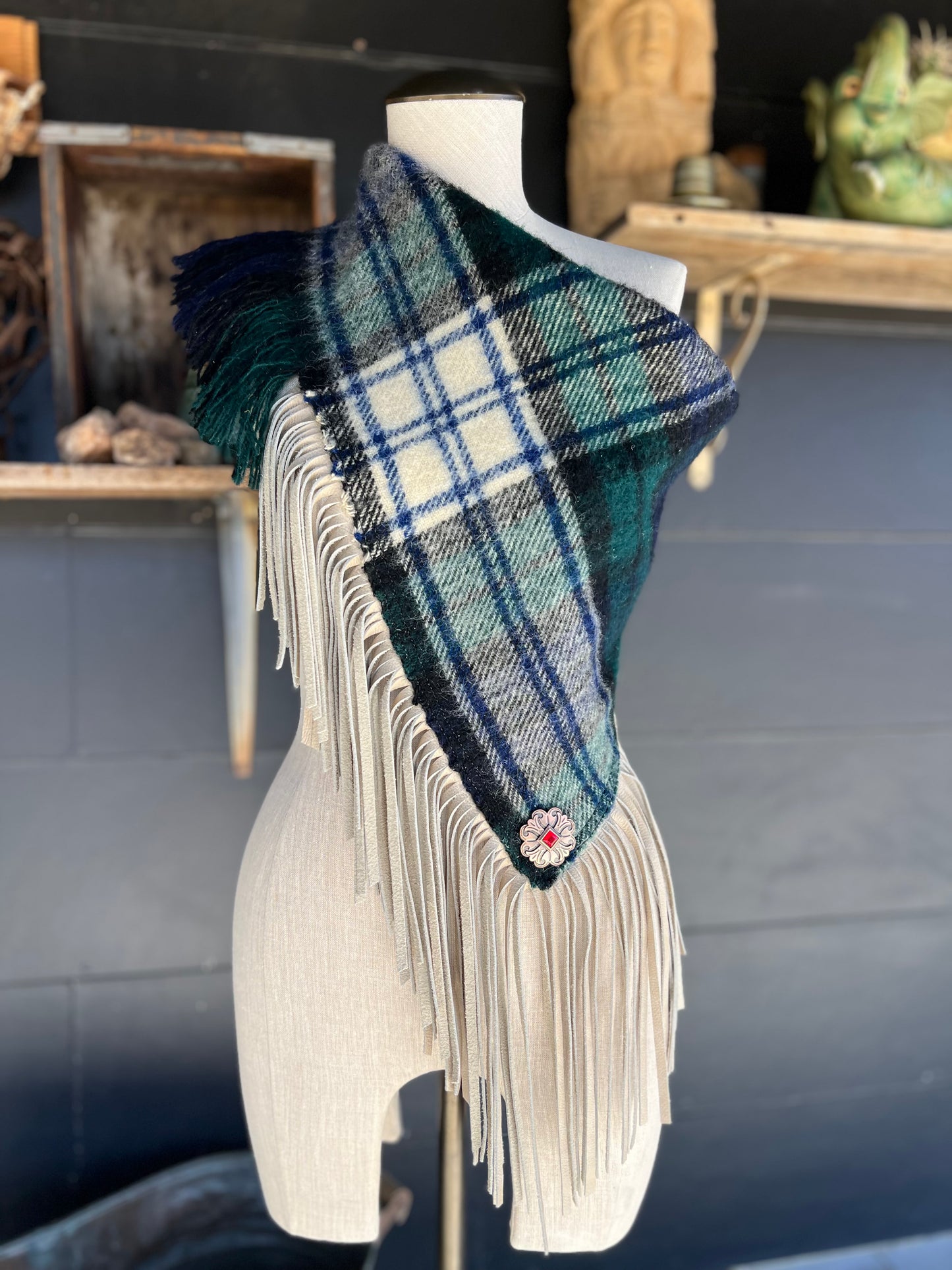 The Highlander Outrigger Vintage Wool Scarf by Dirty Mojave