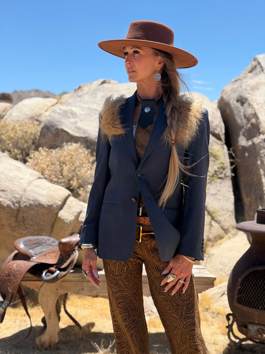 Prairie Shearling Desert Blazer