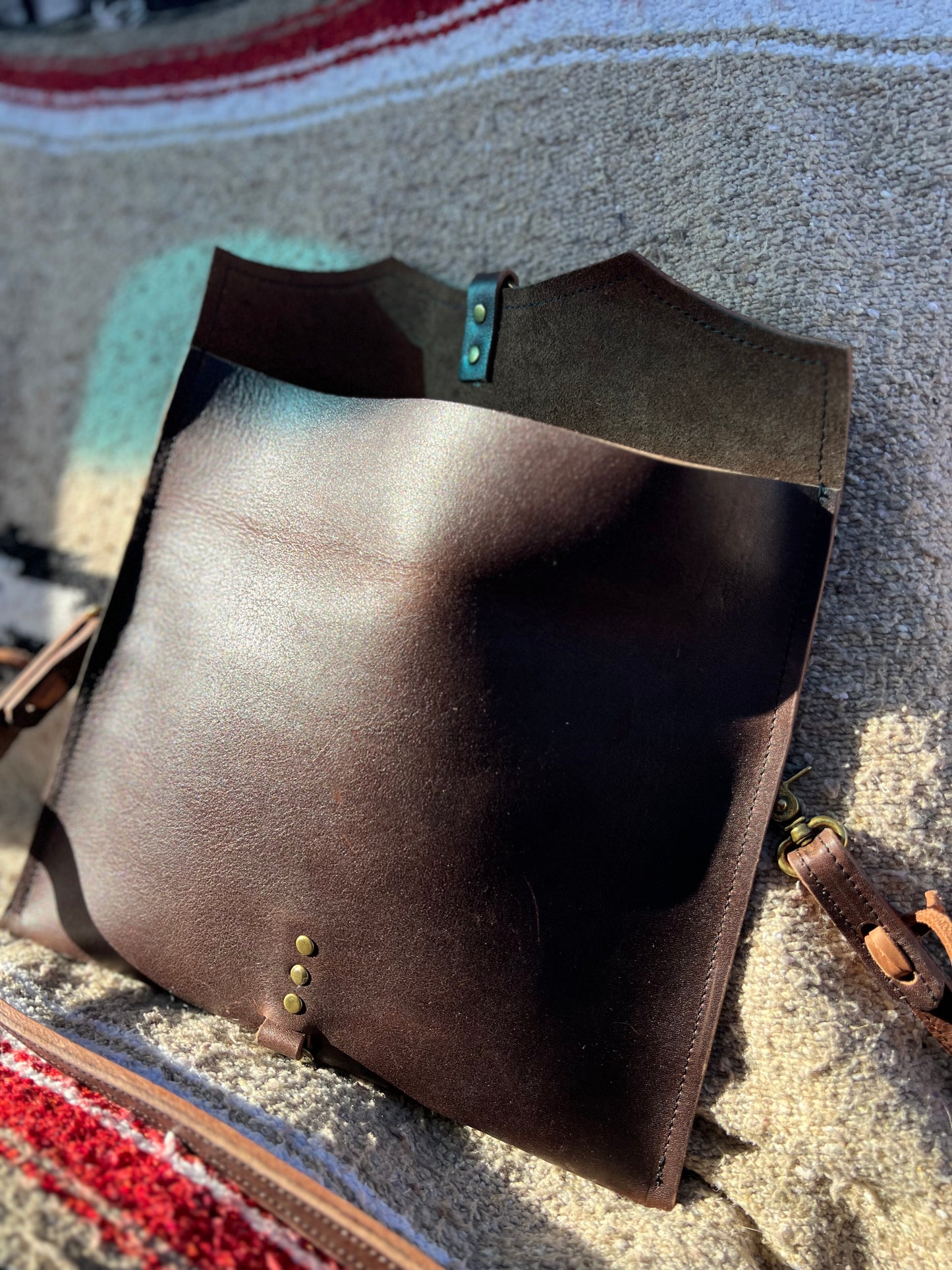 The Legacy Clutch Handbag with Heart Brand