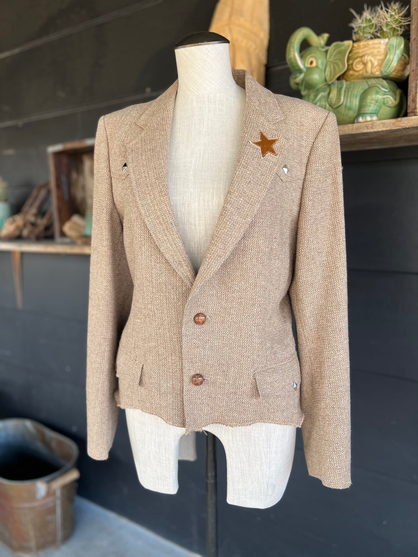 The Watcher Desert Blazer Dirty Mojave Leather