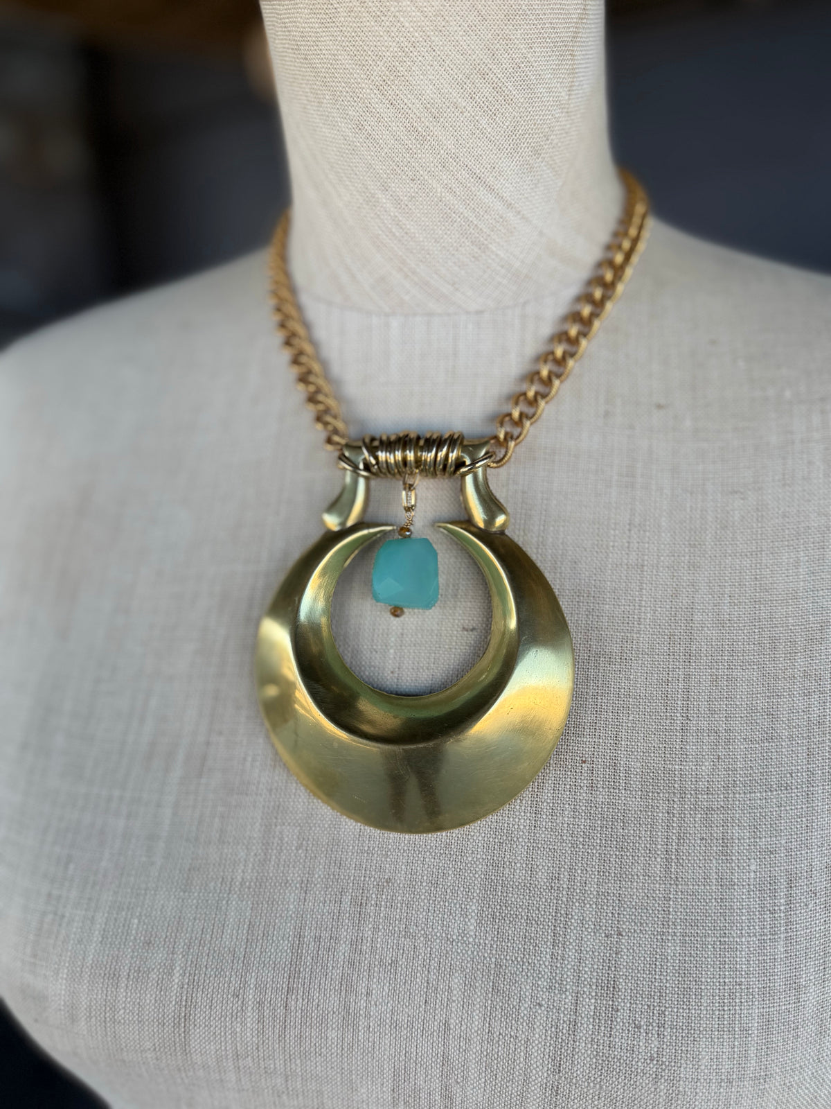 The Gilded Rein Collection - Crescent Medallion