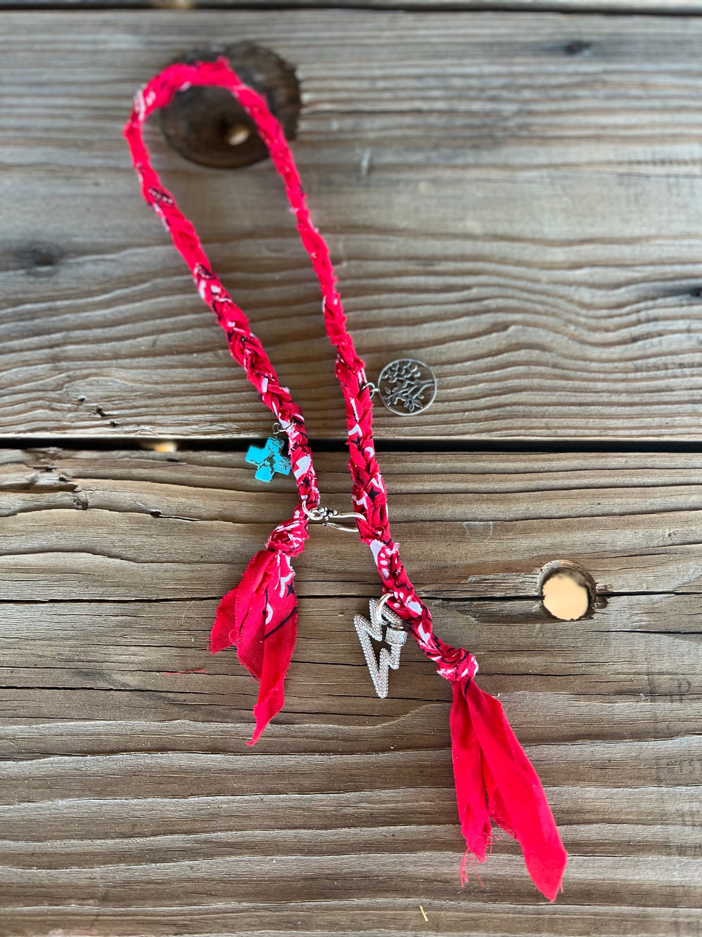 Badlands Braids Bandana Western Charm Necklace