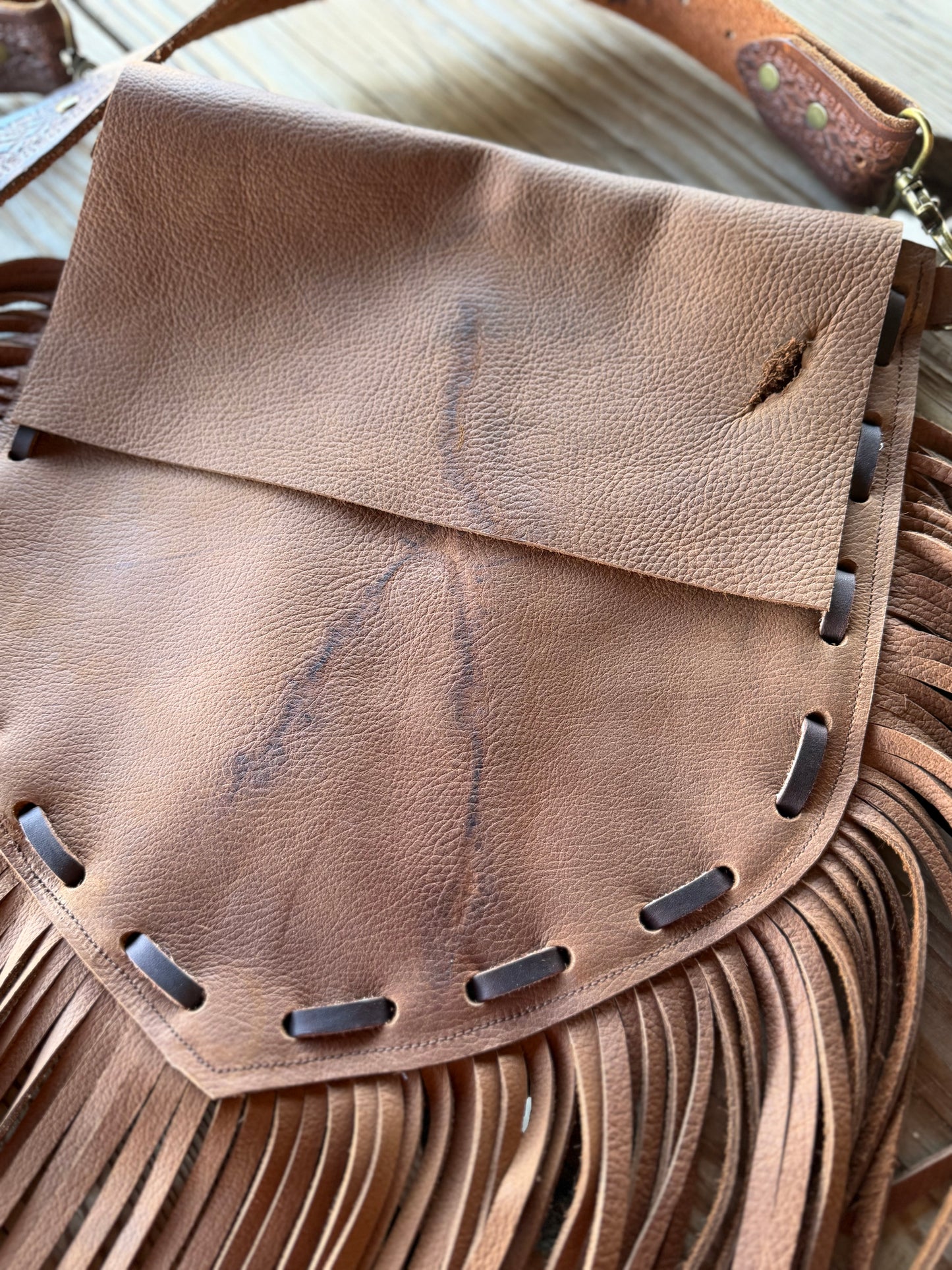 The Long Draw Leather Handbag