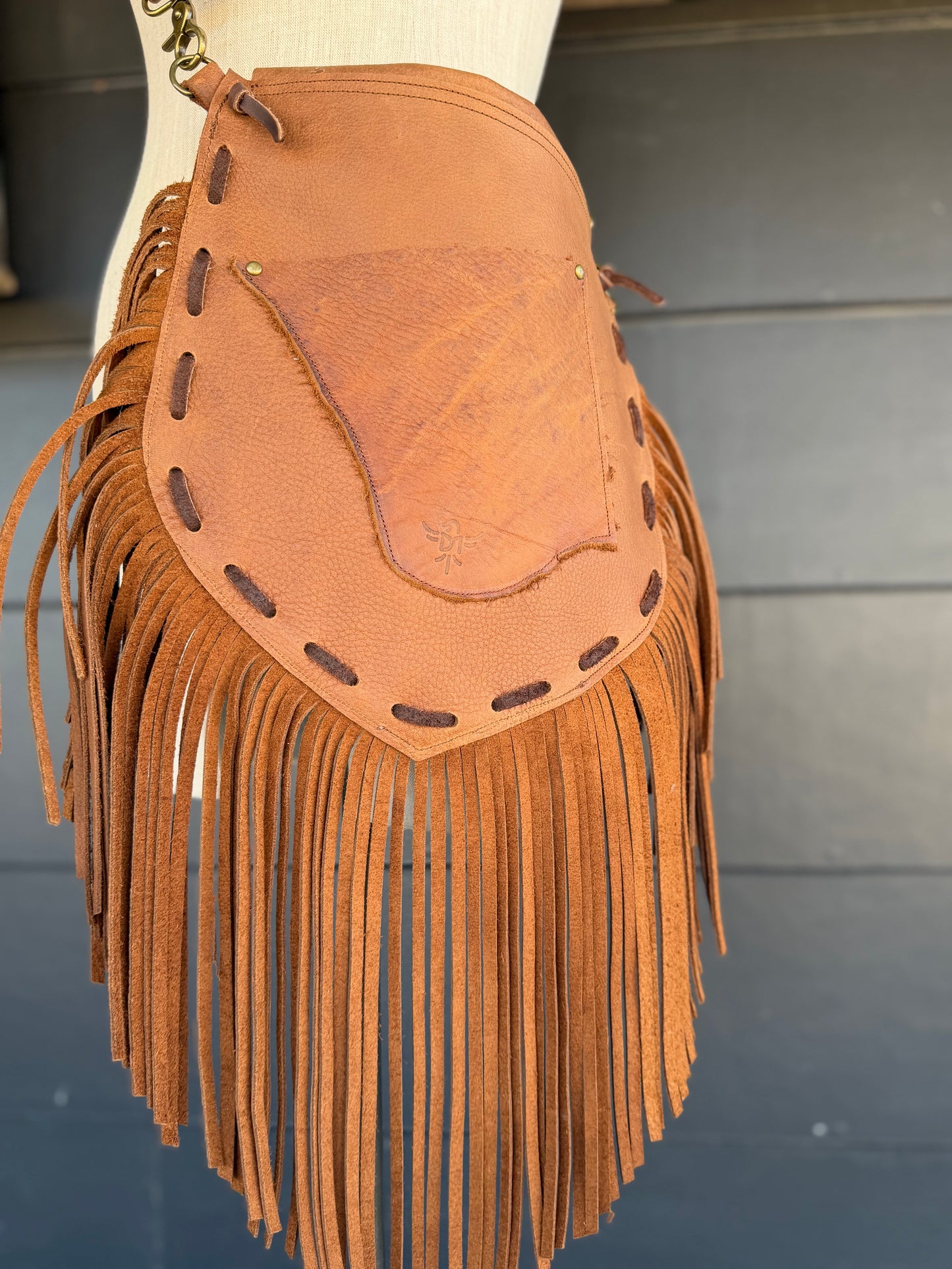 The Long Draw Leather Handbag