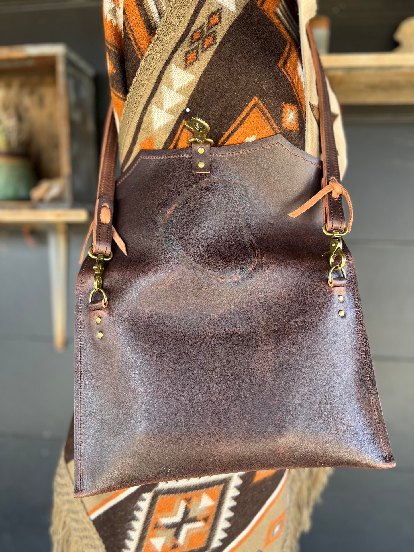 The Legacy Clutch Handbag with Heart Brand