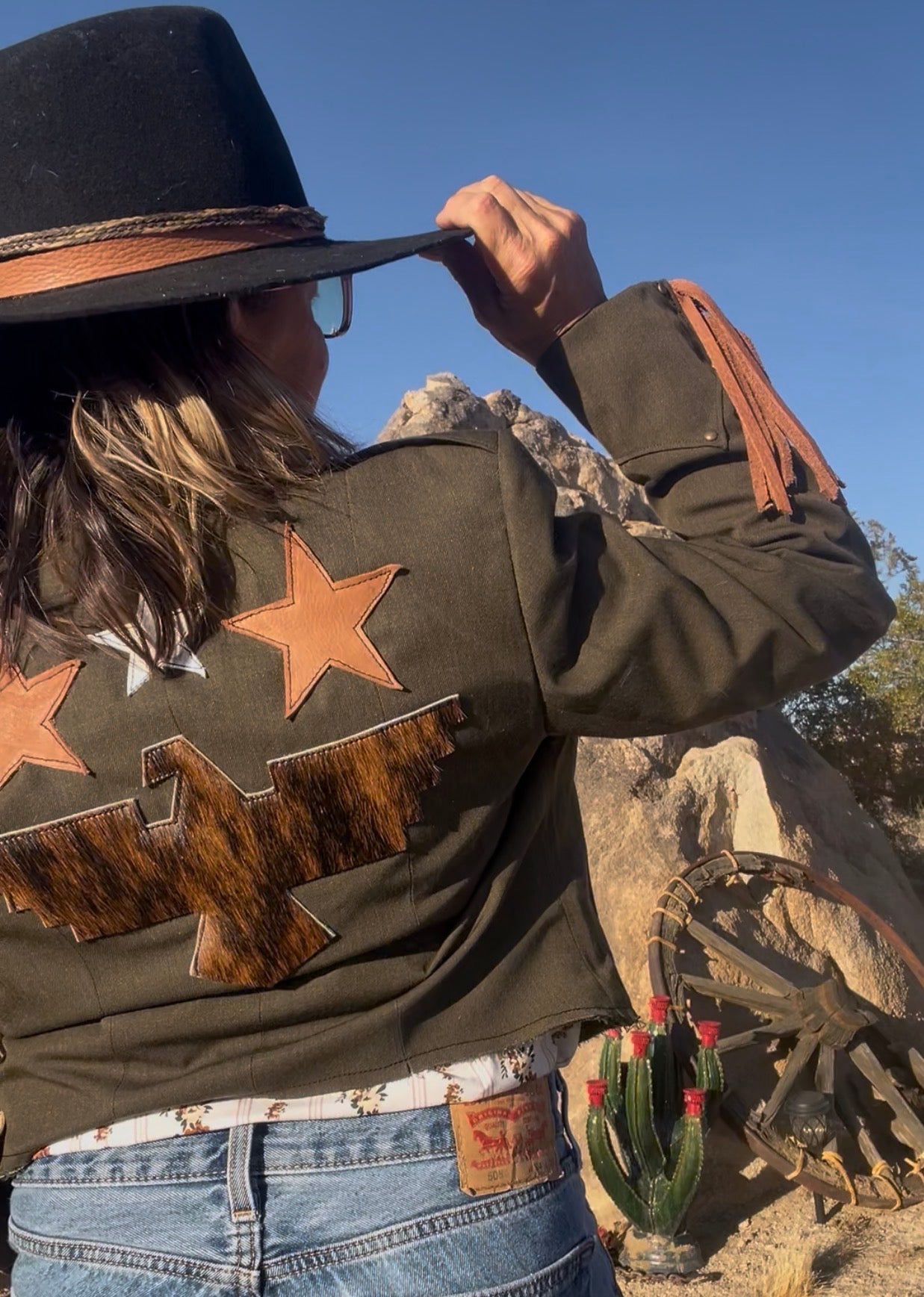 Desert Dusted Thunderbird Battalion Crop Jacket