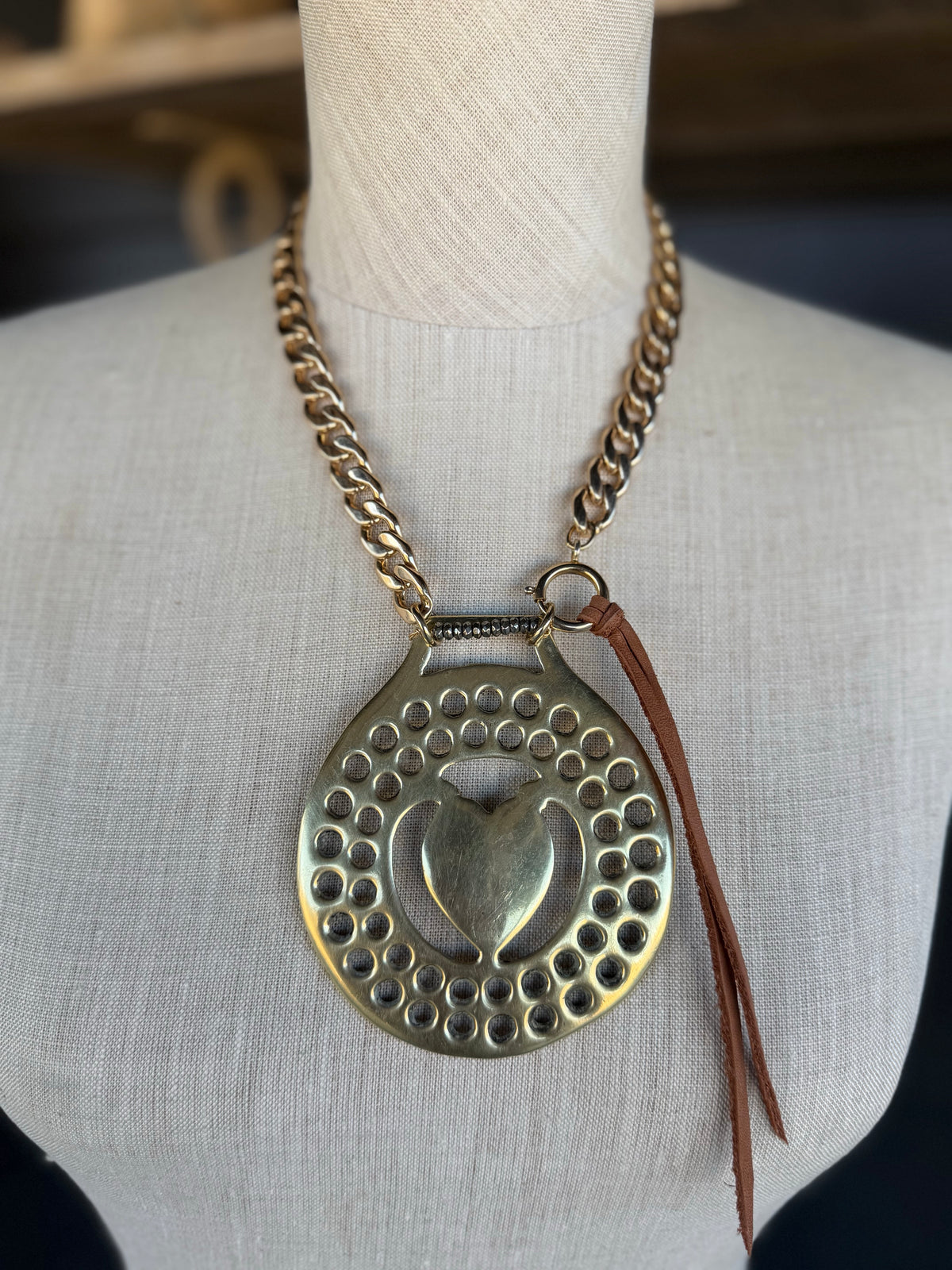 The Gilded Rein Collection - Heart Medallion