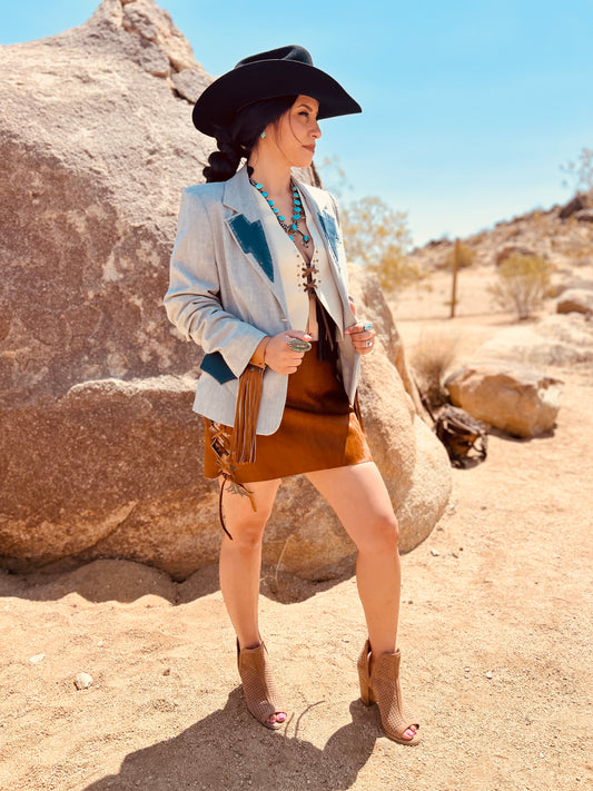 Desert Blazer Dirty Mojave Leather
