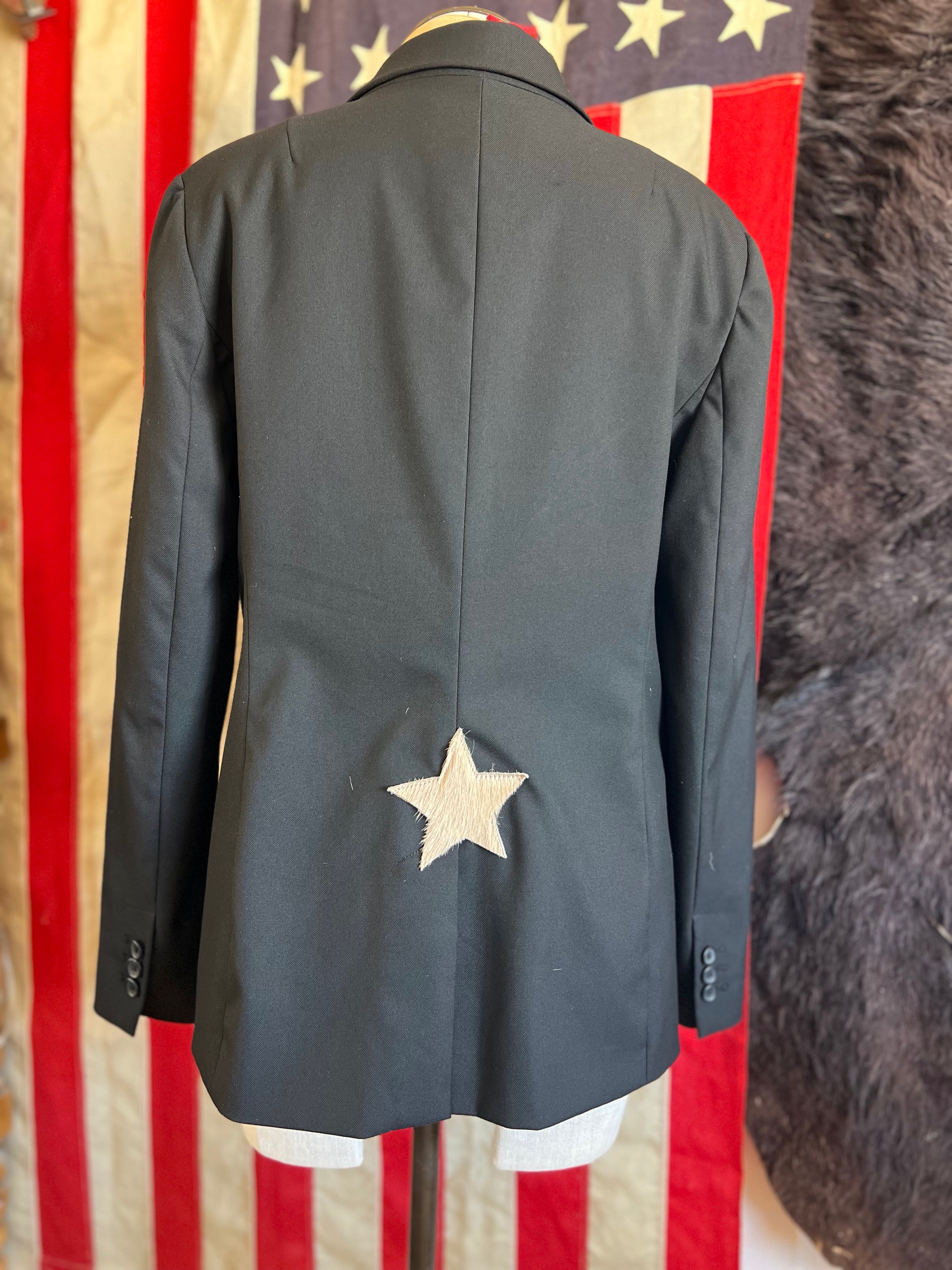 Snake Eyes & Star Desert Blazer - Vintage with Cowhide Snake & Stars