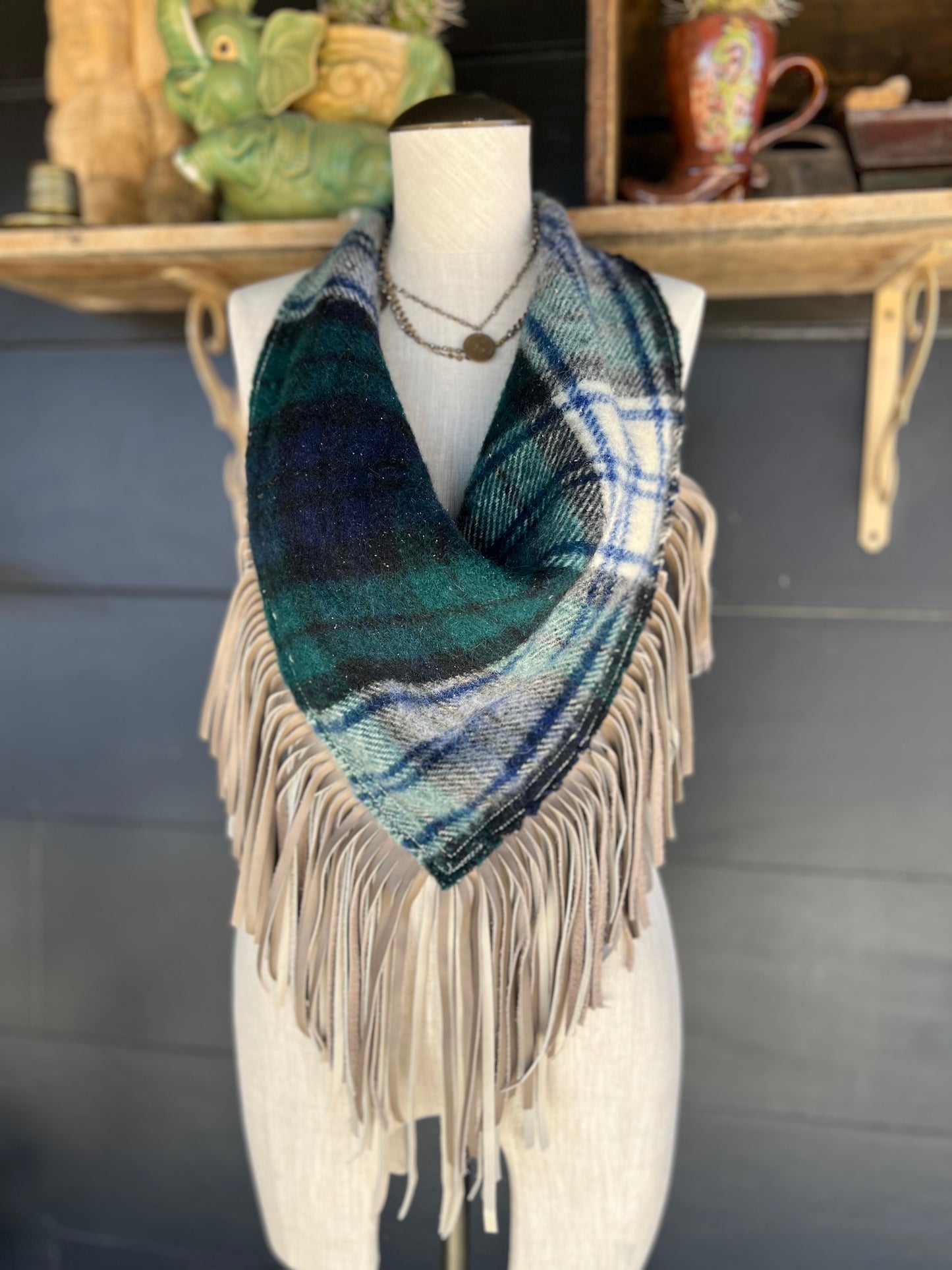 The Highlander Outrigger Vintage Wool Scarf by Dirty Mojave
