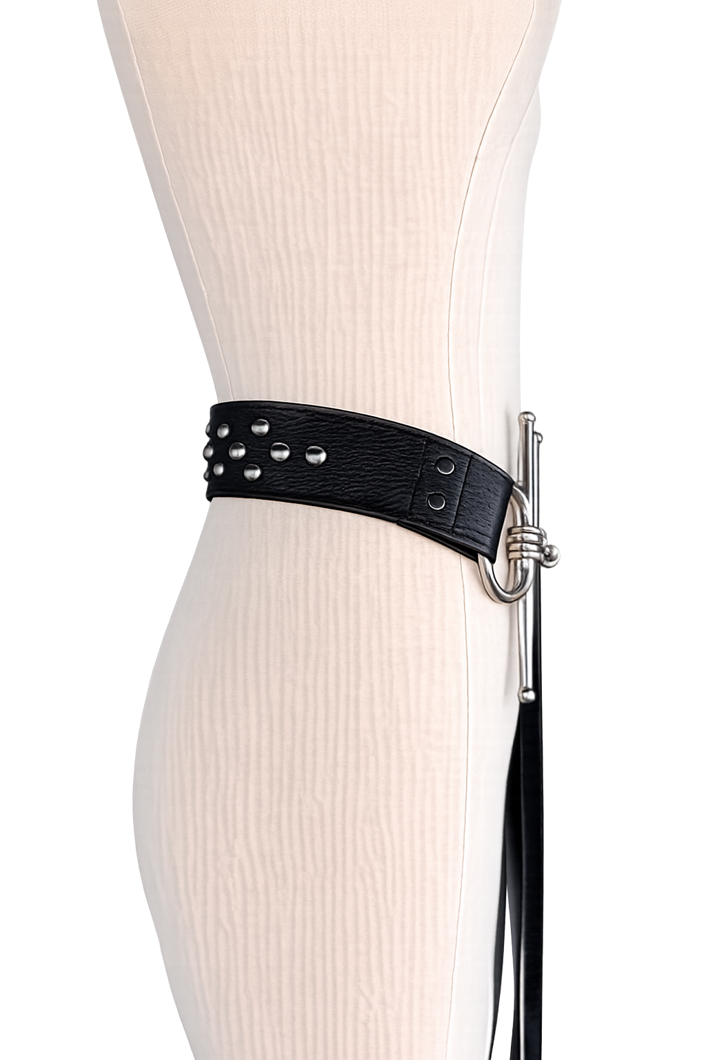 The Mojave Horse Bit Leather Tassel Belt
