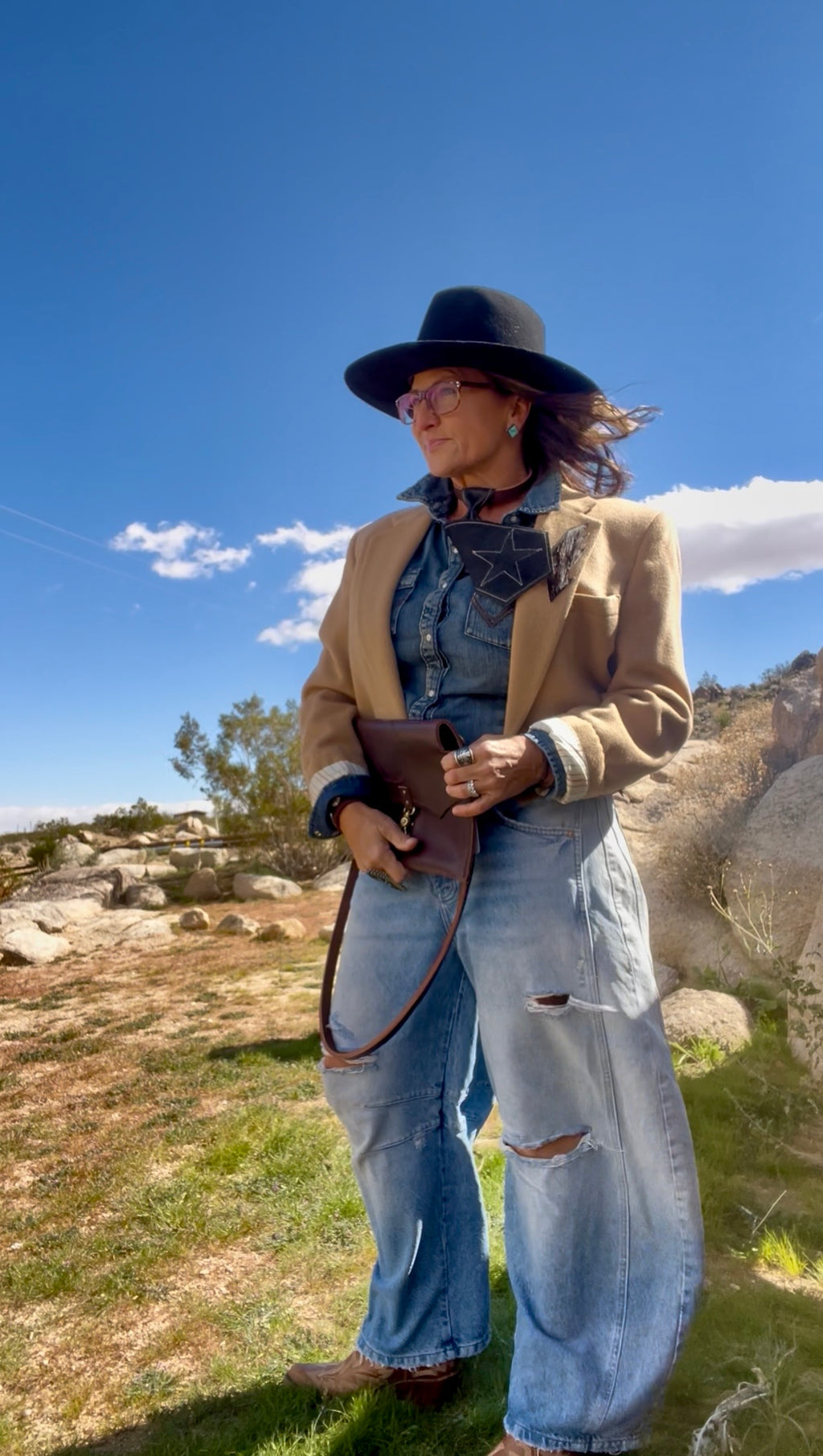 Dirty Mojave Crop Desert Blazer Thunderbird Lighting